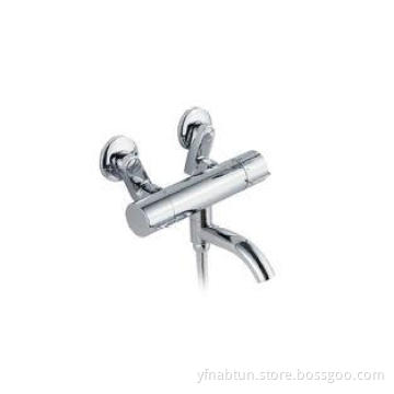 Two Handle Bathroom Shower Tap Chromed faucet with Brass Sw